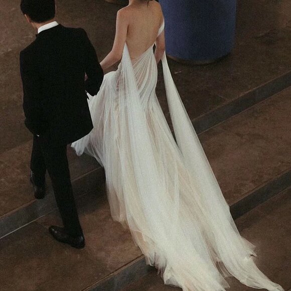 Dreamy Backless Evening Dress - Picture 2 of 5